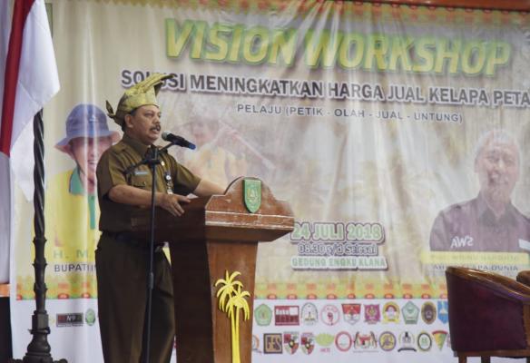 Hadirkan Prof Wisnu Gardjito, Sekda Inhil Jadi Moderator Seminar Vision Workshop