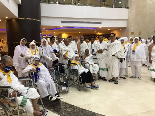 Jemaah Haji kloter III KAB inhil sudah sampai kota Mekkah.