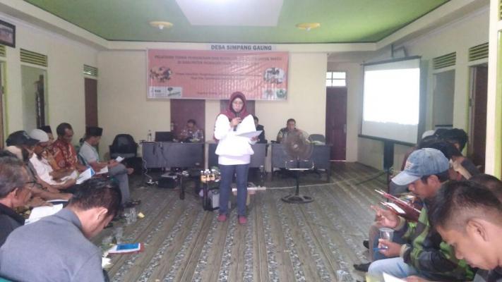 Perangkat Desa Kecamatan Gaung Ikuti Sosialisasi Program Dan Pelatihan Penyusunan Proposal Perhutanan Sosial
