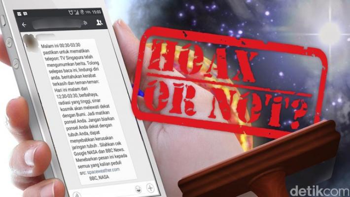 Pesan Berantai Bahaya Sinar Kosmik yang Melewati Bumi Malam Hari