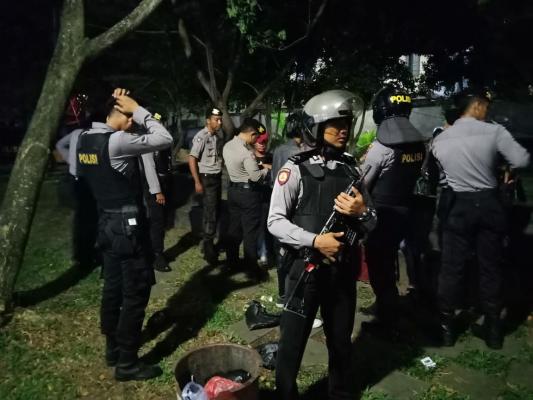 Polres Inhil menggiatkan patroli rutin untuk meminimalisir tindak pidana