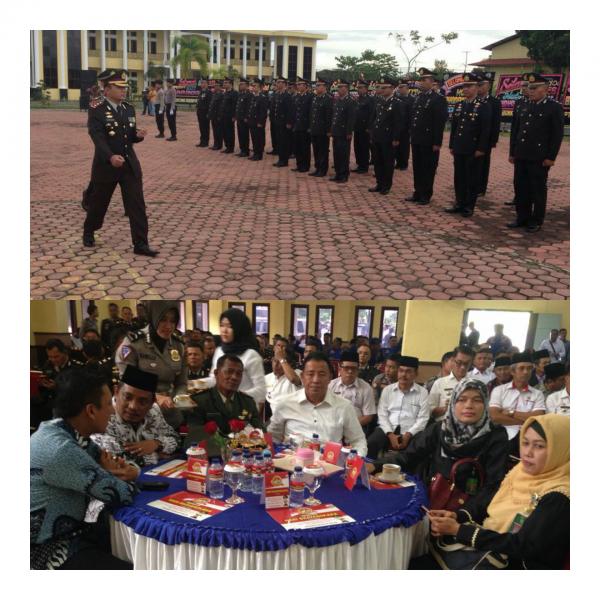 Usai Gelar HUT Bhayangkara ke - 72, Polres Rokan Hilir Langsung Lakukan Syukuran 