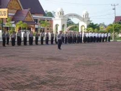 Polres Bengkalis Mengadakan Penyegaran  Personil Polri