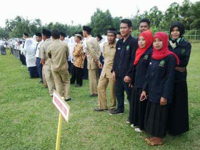 Pesta Rakyat Diikuti Mahsiswa KKN di Bantan
