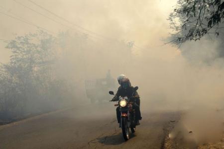 BMKG: Jarak Pandang Pekanbaru Menurun Akibat Hazy