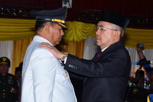 Ahmad Syah Harrofie Resmi Dilantik Sebagai Pj Bupati Bengkalis