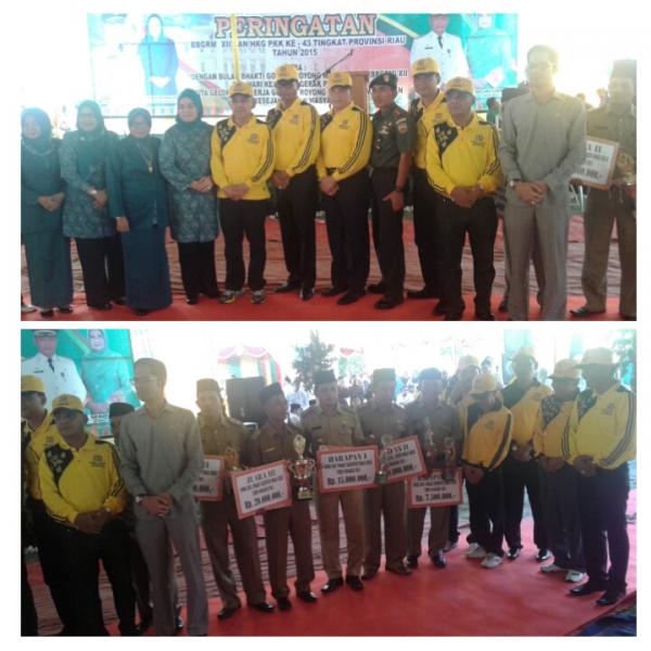 Goro Tingkat Provinsi Riau, Rohil Terbaik Desa, Dumai Terbaik Kelurahan