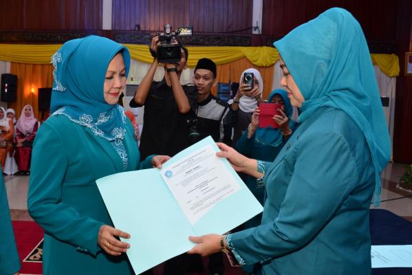 Jabatan Ketua TP PKK Bengkalis Diserahterimakan