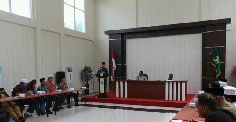 Membingkai Kerjasama antar Pemda dan Para Tokoh, Pj. Bupati Gelar Pertemuan