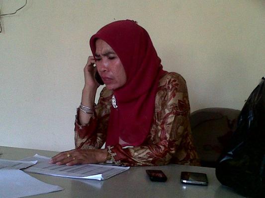 Pagar Kantor Lurah Tanah Merah Inhu Dibangun Mengunakan Dana BPMK Rp30 Juta