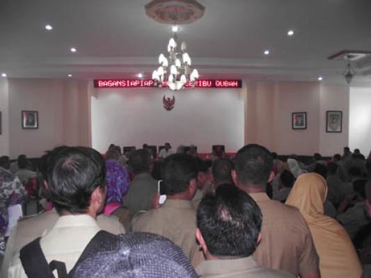 Pemkab Rohil Gelar Rapat Evaluasi Progress 2014