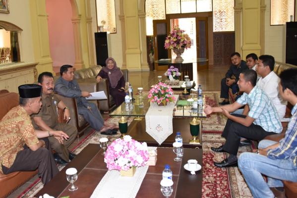 Pj Bupati Bengkalis Minta Program Kerja KNPI Sinergi Dengan Pemkab