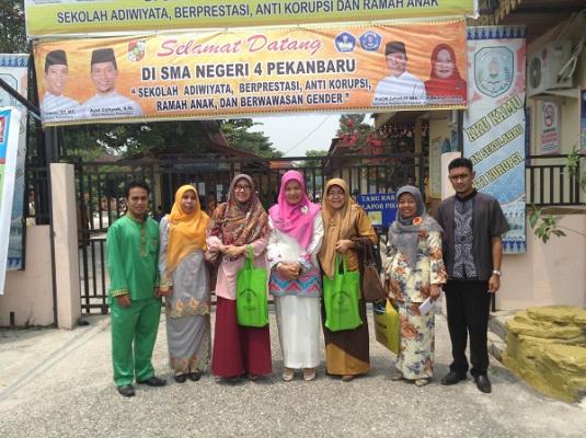 Terapkan Sekolah Berwawasan Gender, SMAN 4 Pekanbaru Dinilai