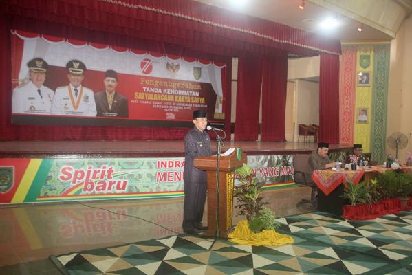 332 PNS di Inhil Dianugerahi Penghargaan Satya Lencana