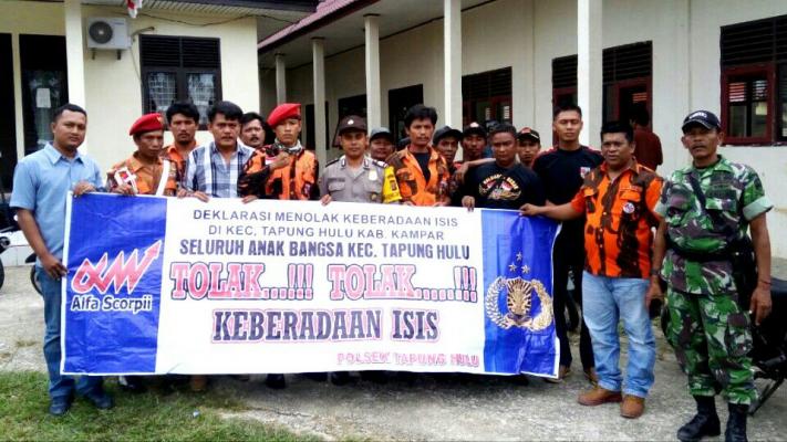 Polsek Tapung Hulu Kampar Ajak Pemuda Tolak ISIS