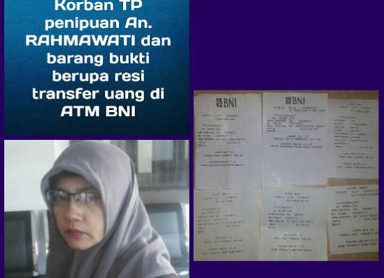 Rahmawati Ditipu Lewat Telepon, Rp50 Juta Raib