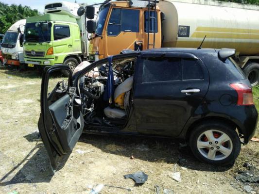 Saksi Kunci Temuan 3 Kg Shabu Dalam Yaris yang Kecelakaan di Siak Riau Masih Kritis