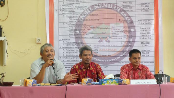 Bupati Inhi Harapkan Tahapan Pemilihan Bupati dan Wakil Bupati Kabupaten Inhil Tahun 2018 Berjalan Baik