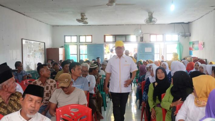 Bupati Inhil Lakukan Kunjungan Kerja  Dan Sapa Masyarakat Tanah Merah 