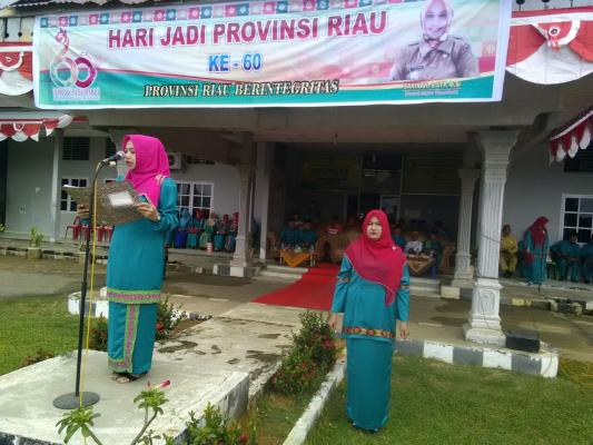 Camat Bagansinembah  Pimpin HUT Provinsi Riau  ke- 60