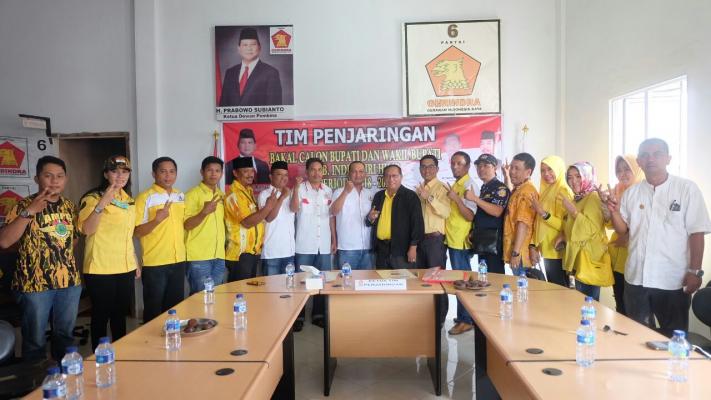 Menuju Inhil 1 Wardan Ikuti Penjaringan Partai Gerindra 