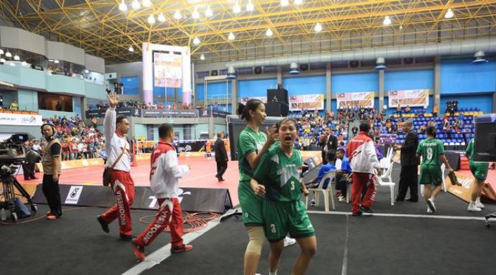 Merasa Dicurangi Wasit, Timnas Sepak Takraw Putri Indonesia WO