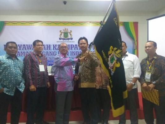 Muskab ke - V Kadin Inhil Edy Indra Kesuma Terpilih Aklamasi Sebagai Ketua