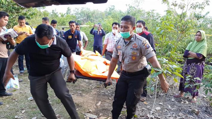 Warga Desa Kumantan temukan Mayat warga Salo yang dilaporkan hilang