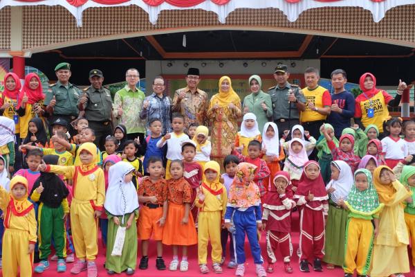 Bhakti Sosial dan Perlombaan Meriahkan HUT RI di Festival Budaya Alam Nusantara