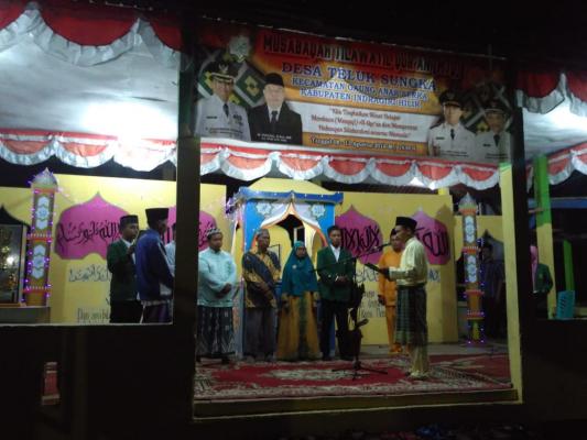 Dalam rangka HUT RI ke 73 Desa Teluk Sungka  menggelar perlombaan Musabaqoh Tilawatil qur,an.
