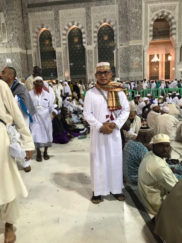Jemaah Haji inhil yang tergabung kloter 3 BTH,siap siap menuju tanah air.