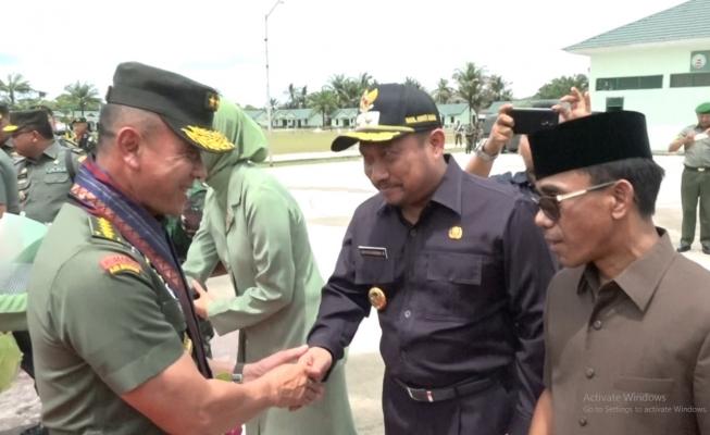 KASAD Jend TNI Mulyono tinjau Renovasi Pembangunan Asmil 132 Bima sakti