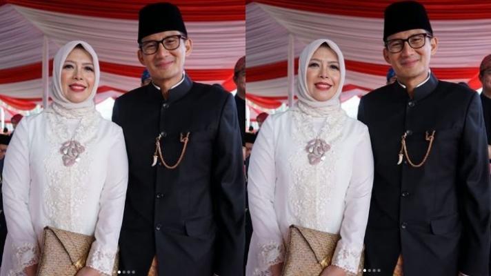 Ketampanan Suaminya Bius Emak-emak dan Disebut Cawapres Ganteng, Istri Sandiaga Beri Pesan Ini