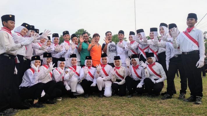 Kompak Warga Desa Langkat Peringati HUT RI ke 73