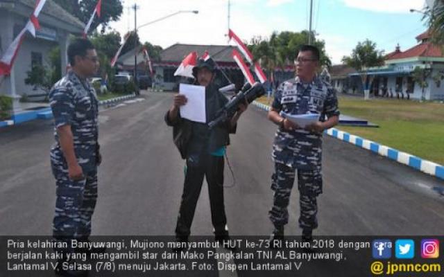Lihat Nih, Begini Cara Gila Mujiono Menyambut HUT RI 2018