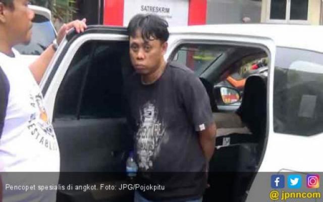 Pria Ini Sudah Mencopet 120 Handphone di Angkot, Begini Modusnya... 