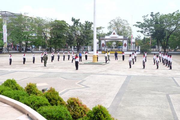 Terus Berlatih, Persiapan Paskibraka Inhil Campai 60 Persen 