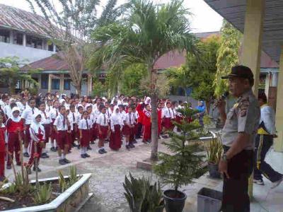 Polsek Bengkalis Sosialisasi ke Sekolah- sekolah