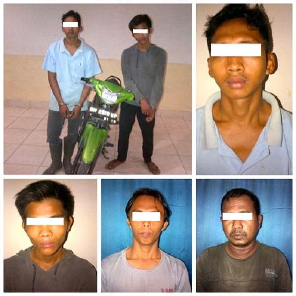 4 Pelaku Curanmor Diringkus Polisi