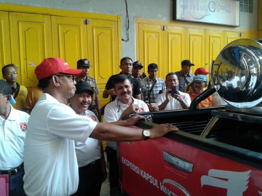 Bupati Rohil Sambut Ekspedisi Kapsul Waktu 2085