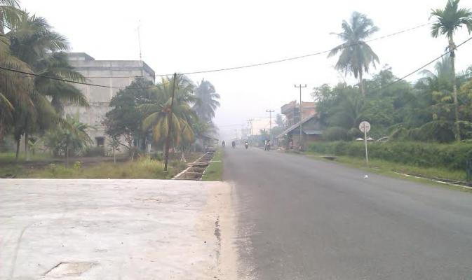 Hampir Dua Pekan, Kabut Asap Masih Selimuti Meranti