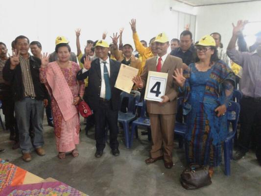 KPU Humbahas Tetapkan Paslon PATEN