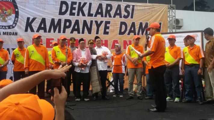 KPU Kota Medan Gelar Deklarasi Damai