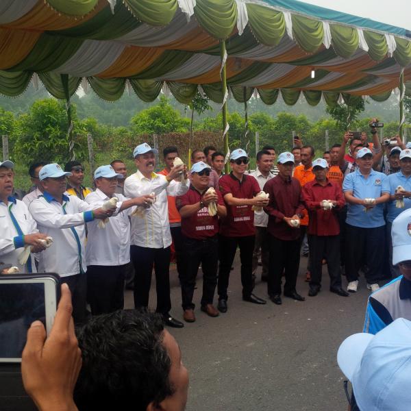 KPUD Serdang Bedagai Gelar Deklarasi Pilkada Damai dan Karnaval 