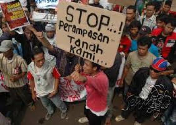 Petani Inhil Mengadukan Persoalan Lahan ke Jokowi