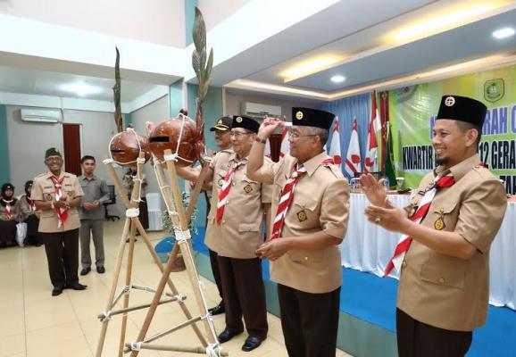 Pj. Bupati Meranti Buka Muscab II Kwartir 014 Gerakan Pramuka