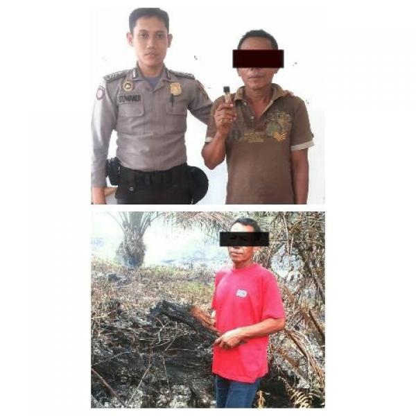Polsek Bangko Tangkap Pelaku Karlahut
