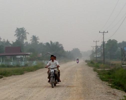 Rupat Kembali Diselimuti Kabut Asap