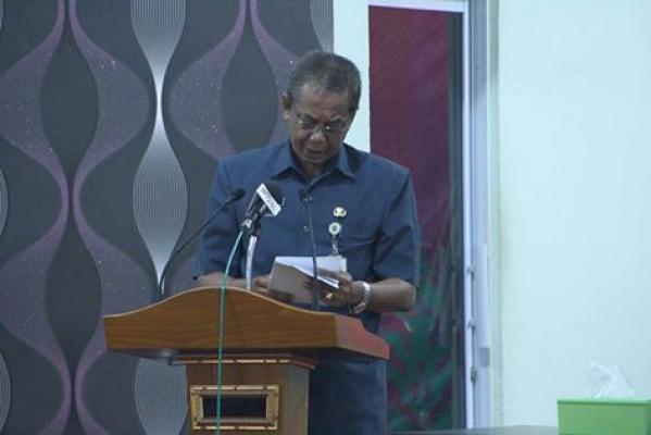 Sekda Meranti Sampaikan Nota Keuangan Perubahan