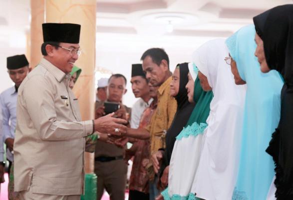 Bupati Inhil Hadiri Istighotsah di Kotabaru Kecamatan Keritang